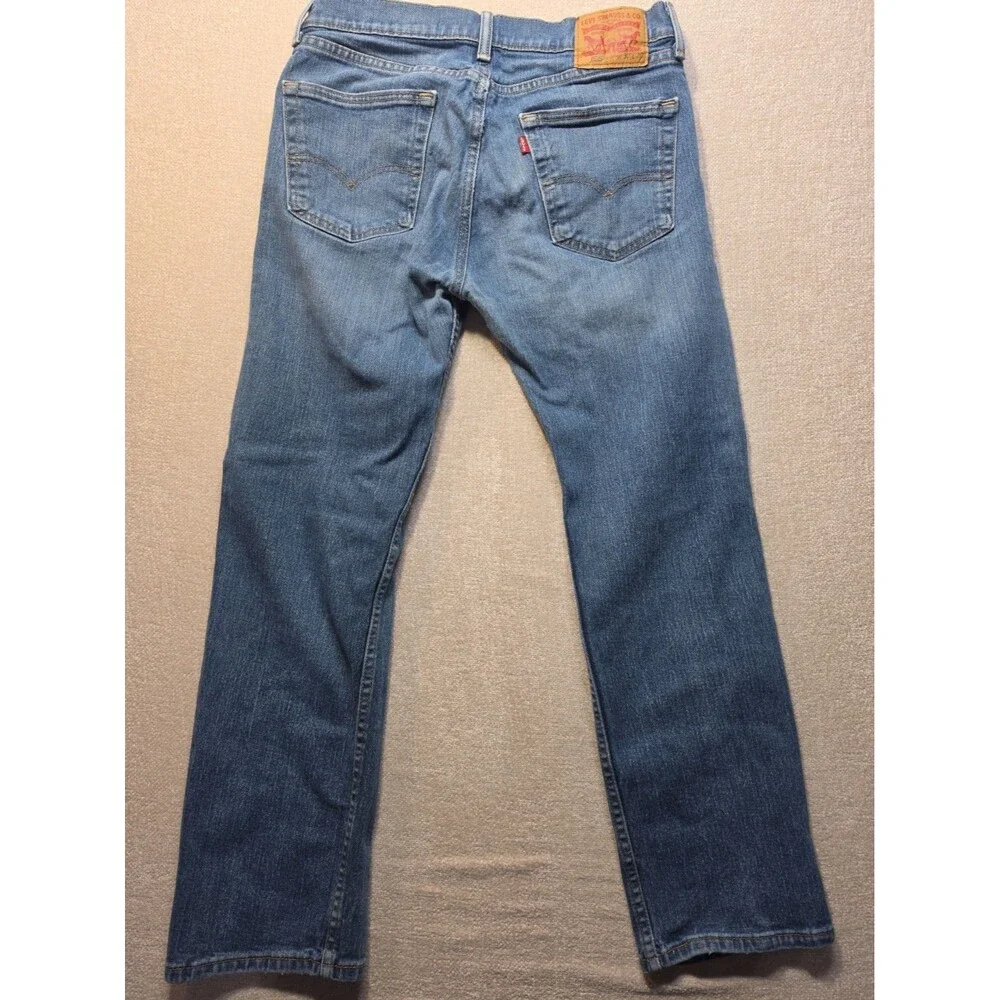 Levi's 505 Men Jeans Blue Denim Straight Mid Rise Size 32 x 30
